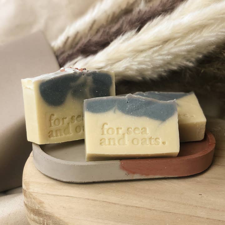 Shea and Salt Calming Repair Soap | Unscented for wholesale by For Sea and Oats