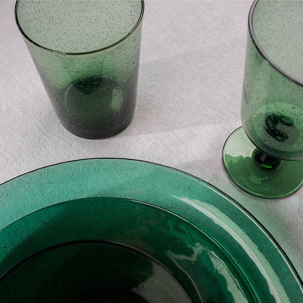 BRITISH COLOUR STANDARD – wholesale Drinking glass/cup – Jade Green Handmade Glass Tumbler
