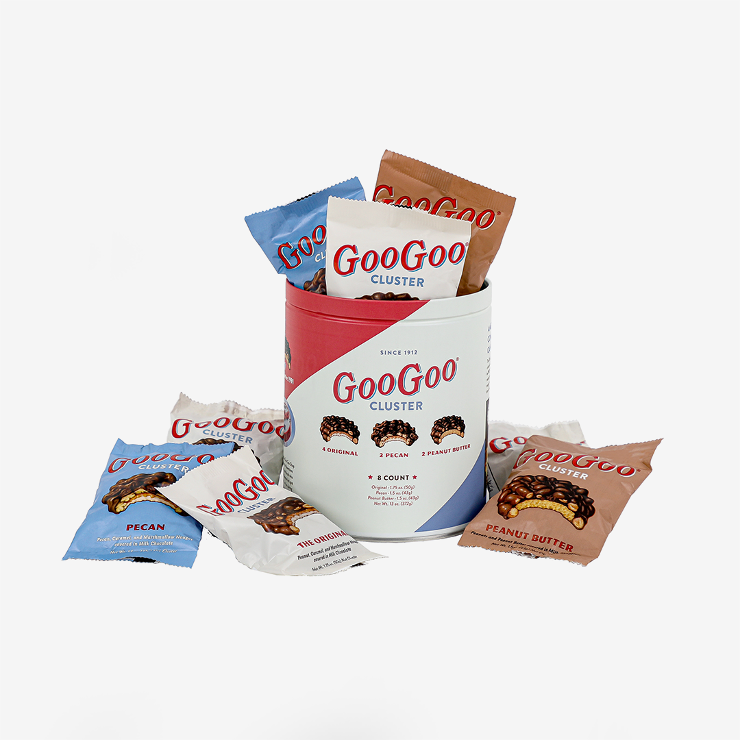 Goo Goo Cluster Variety Pack - 2 of each Flavor Large Bars - Original,  Supreme, Peanut Butter