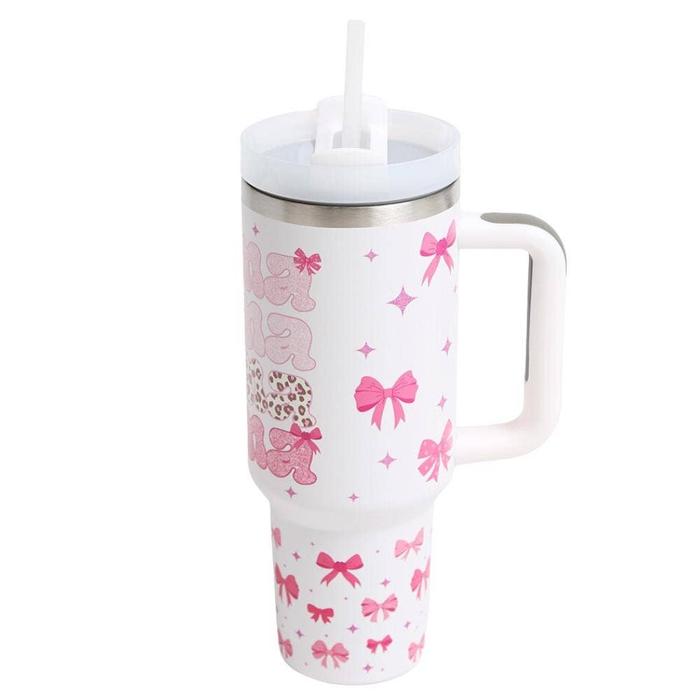 Pink Irene Wholesale - Wholesale Insulated Mug/Tumbler - 40 oz TUMBLER W/HANDLE DOUBLE WALL STAINLESS STEEL13