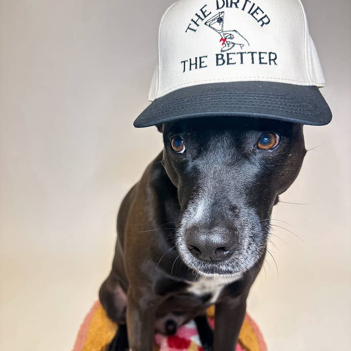 The Happiest - Wholesale Trucker Hat - Unisex - The Dirtier The Better Hat (Black)