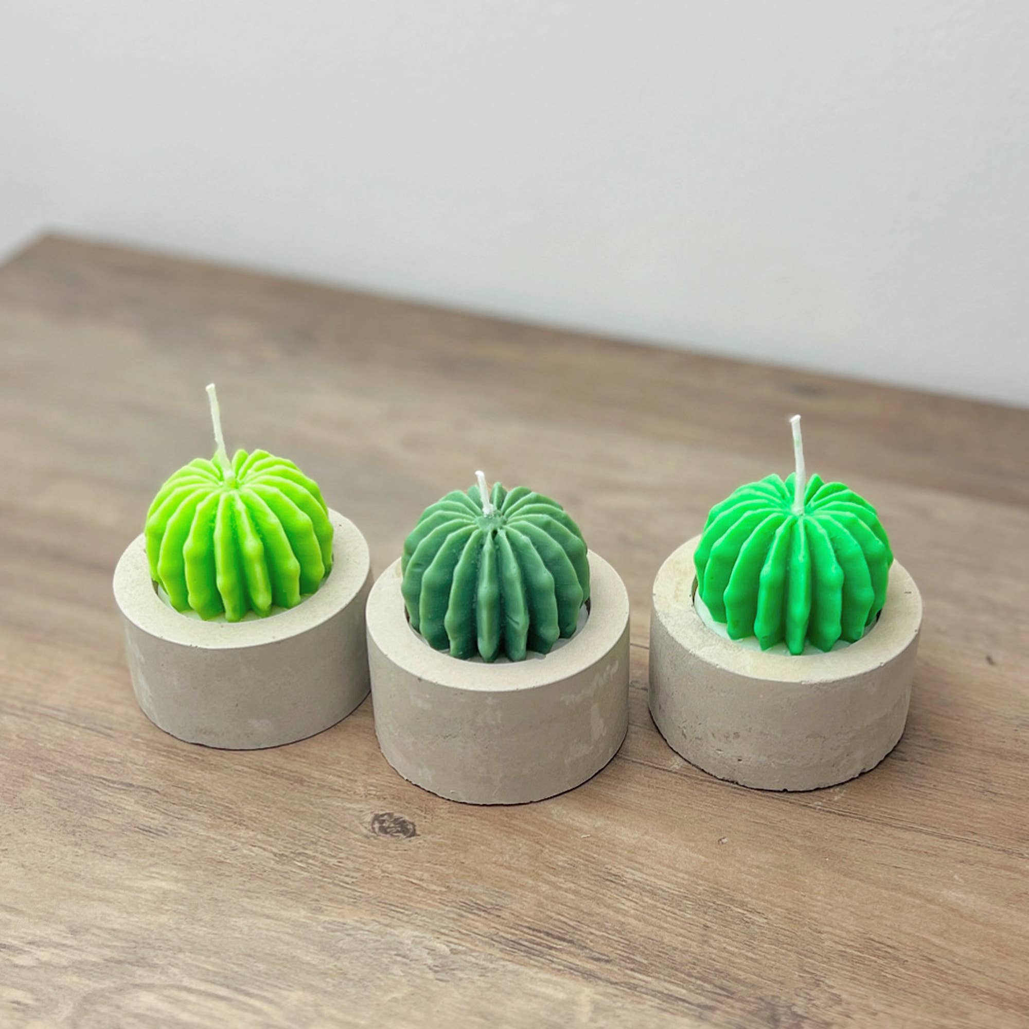 Eli and Things – wholesale Novelty candle – Round Barrel Cactus Candle - Cactus Home Decor - Cacti Gifts2