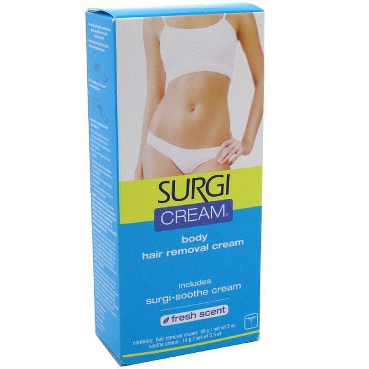 KT Supply - Wholesale Body Hair Removal Product - Surgi Cream Body Hair Removal cream 2 Oz