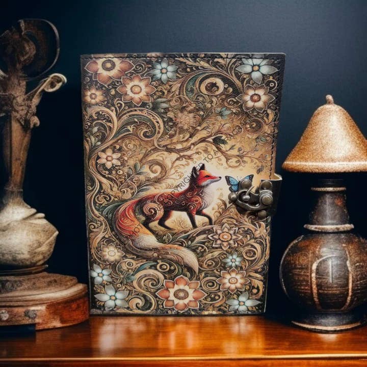 Vos Handmade Notitieboek Leren Dagboek Grimoire Vintage voor wholesale door MNM HANDICRAFTS