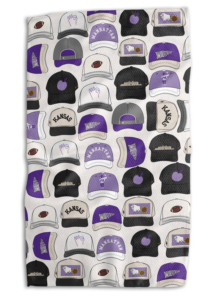 Chapeau Wild Thang 18x30 Serviette Double Face Travailler Plus Dur pour la vente par Absorb-Lumen