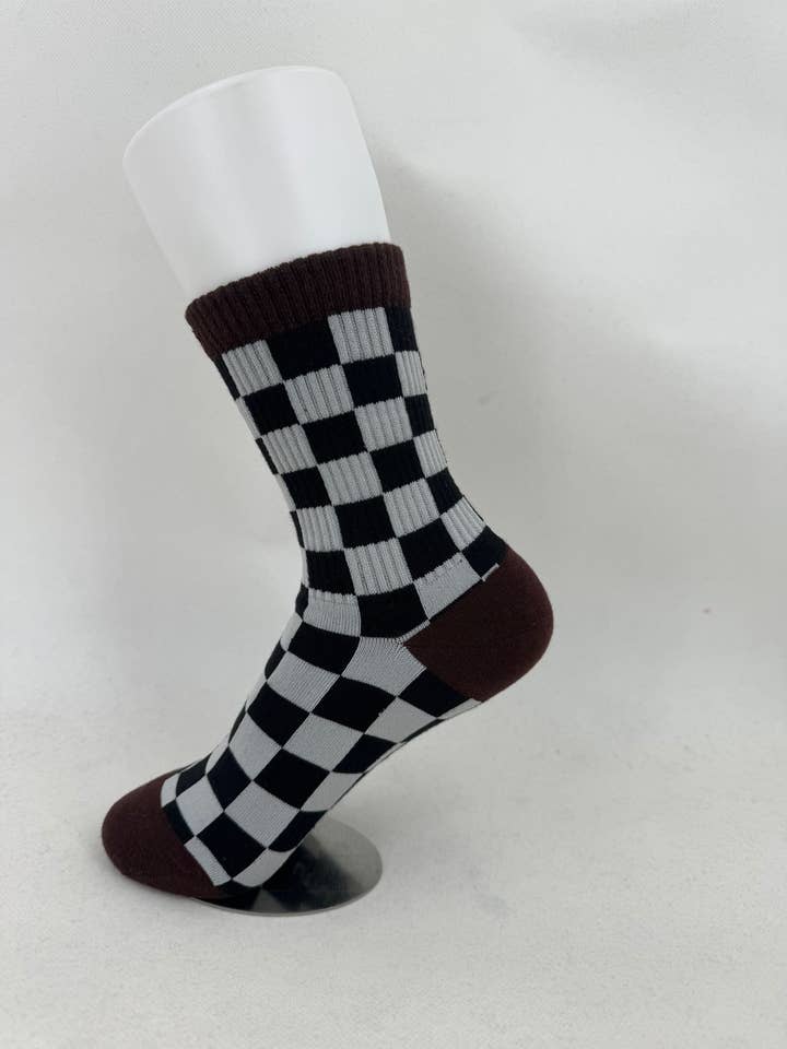 All Checked Out Socks for wholesale by Little Rocker Clothing