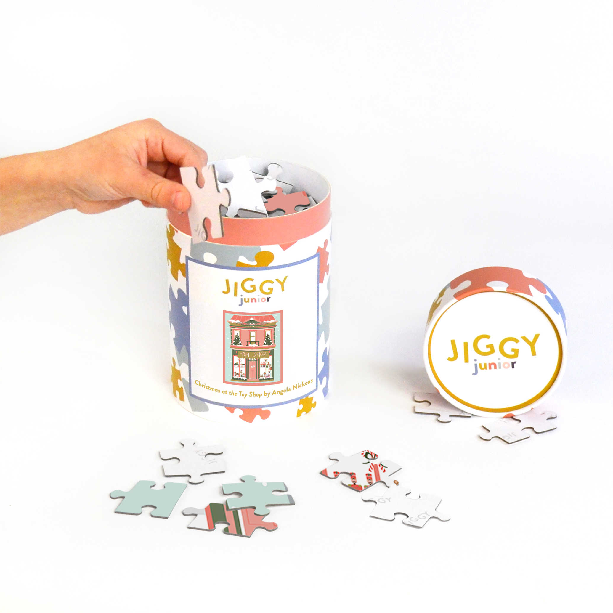 JIGGY Puzzles - Wholesale Puzzle - Kids - JIGGY Junior 100pc: Christmas at the Toy Shop by Angela Nickeas4