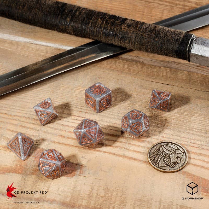 Cardshouse - Wholesale Dice - The Witcher Dice Set. Geralt Q-WORKSHOP3