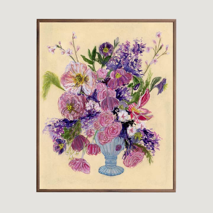 Rosafarbener Blumenstrauß für den Großhandel von Michelle McGuire Studio