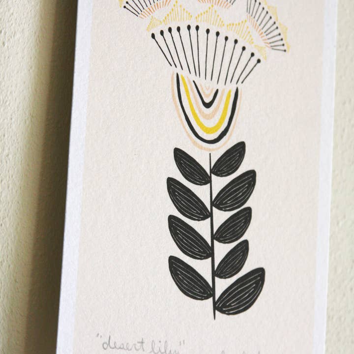 Leah Duncan - Vendita all'ingrosso Stampa artistica - Stampa artistica con giglio del deserto.1
