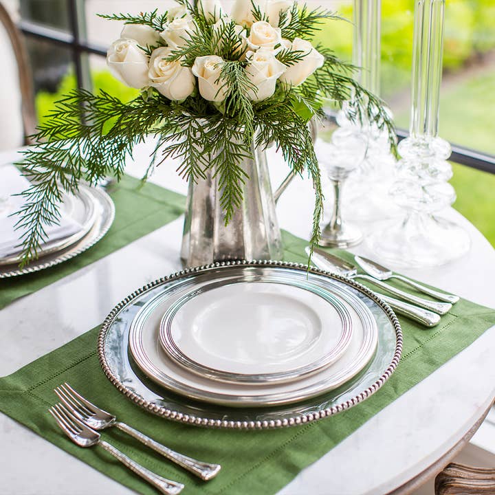 Arte Italica & Crown Linen Designs - Wholesale Salad Plate - Tuscan Salad/Dessert Plate7