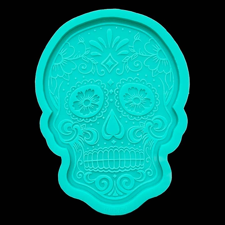 Sockerskalle platt form för wholesale av KCRESINSHOP