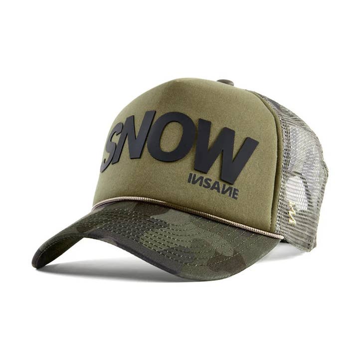 GORRA SNOW TRUCKER CAMO & BLACK BRICK para venta al por mayor de INSANE