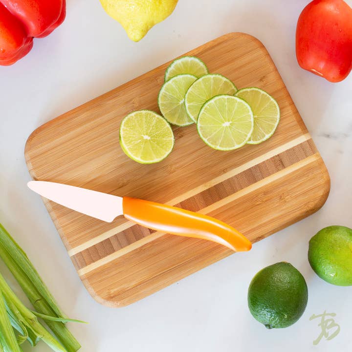 Totally Bamboo - Wholesale Cutting Board - Barbados Bar Board, 9" Bamboo Cutting Board3