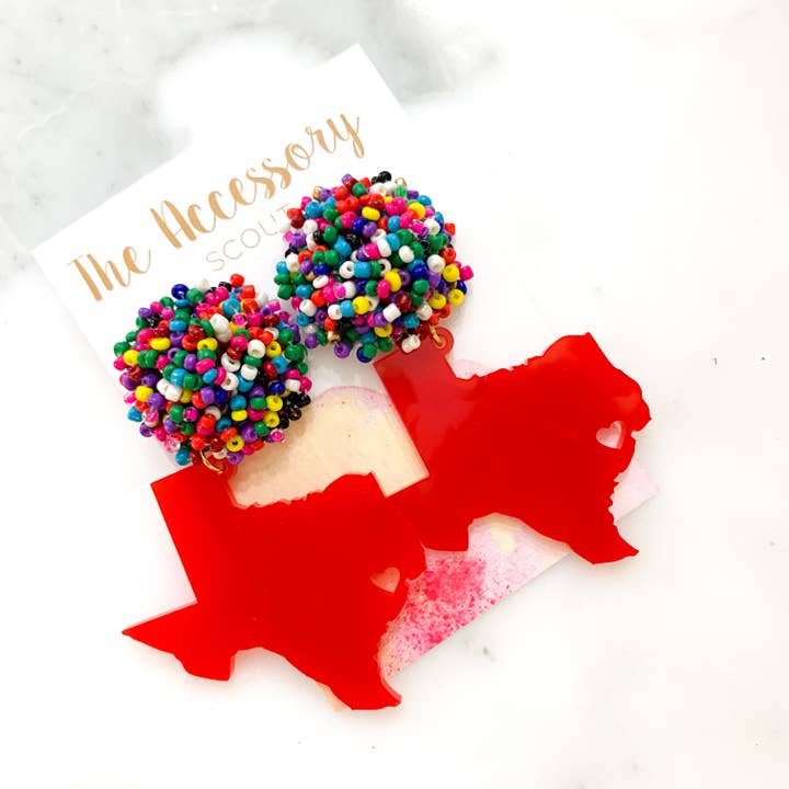 Scout Celebration H-Town Love Ohrringe für den Großhandel von THE ACCESSORY SCOUT