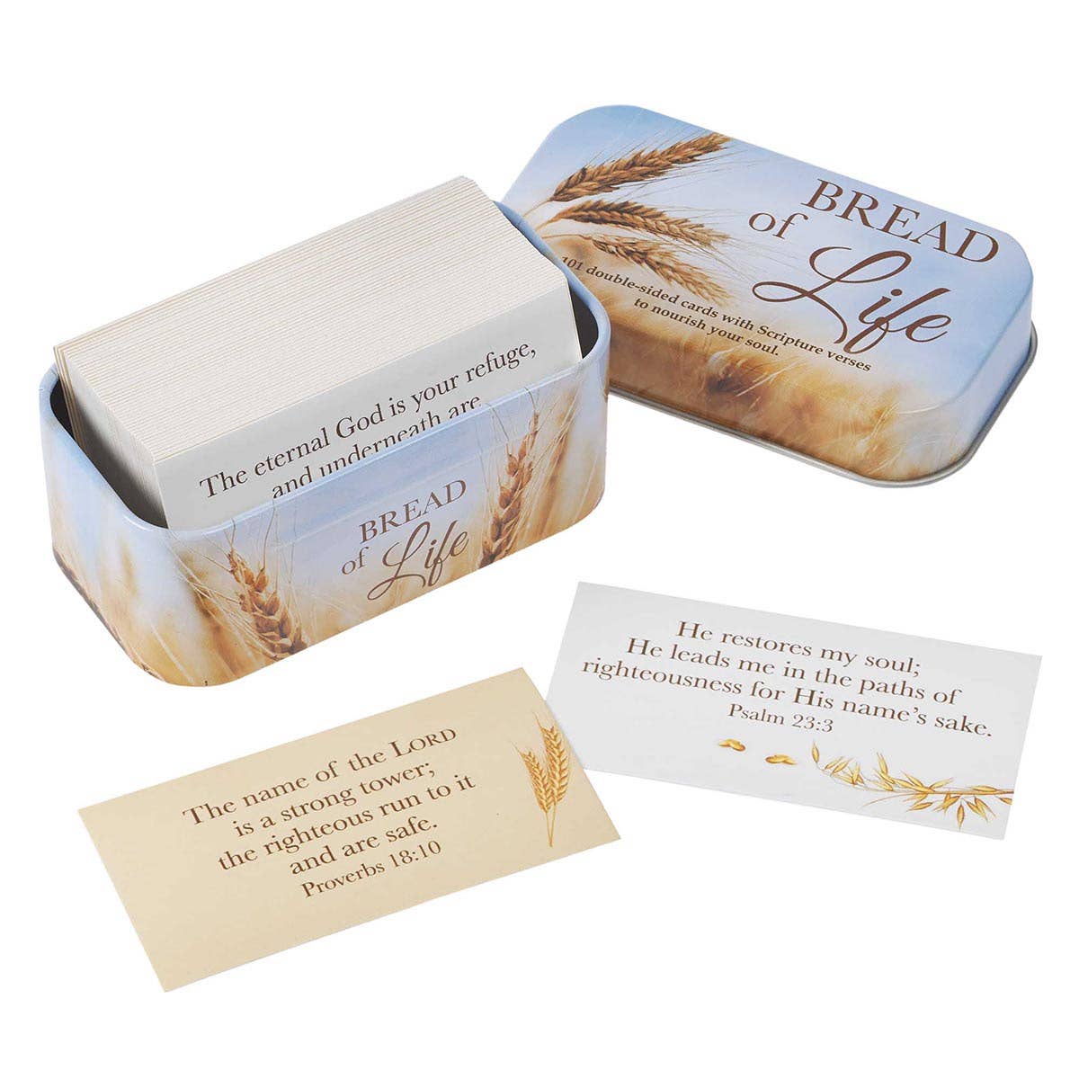 Christian Art Gifts - Wholesale Religious Card - Cards in Tin Bread of Life1