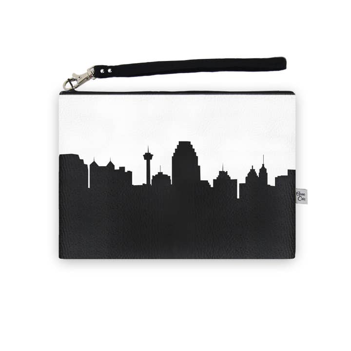 Anne Cate - Wholesale Clutch Bag - Women's - San Antonio Texas Skyline Wristlet Clutch Purse