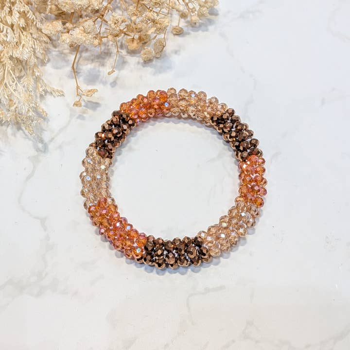 LOLO & YAYA - Wholesale Link & Chain Bracelet - Black-tone crystal effect bracelet27