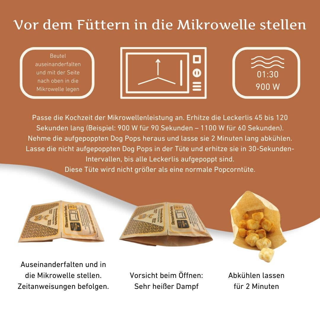 WILDFANG – Engroshandel Godbid - Hund – Dog Pops - ostepopcorn til hunde4