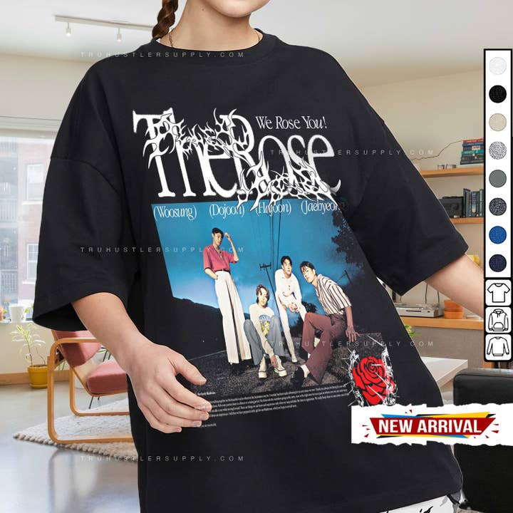 TheKingShirt - Wholesale T-Shirt (Graphic) - Unisex - The Rose Kpop Y2K Sweatshirt We Rose You Fans Tee