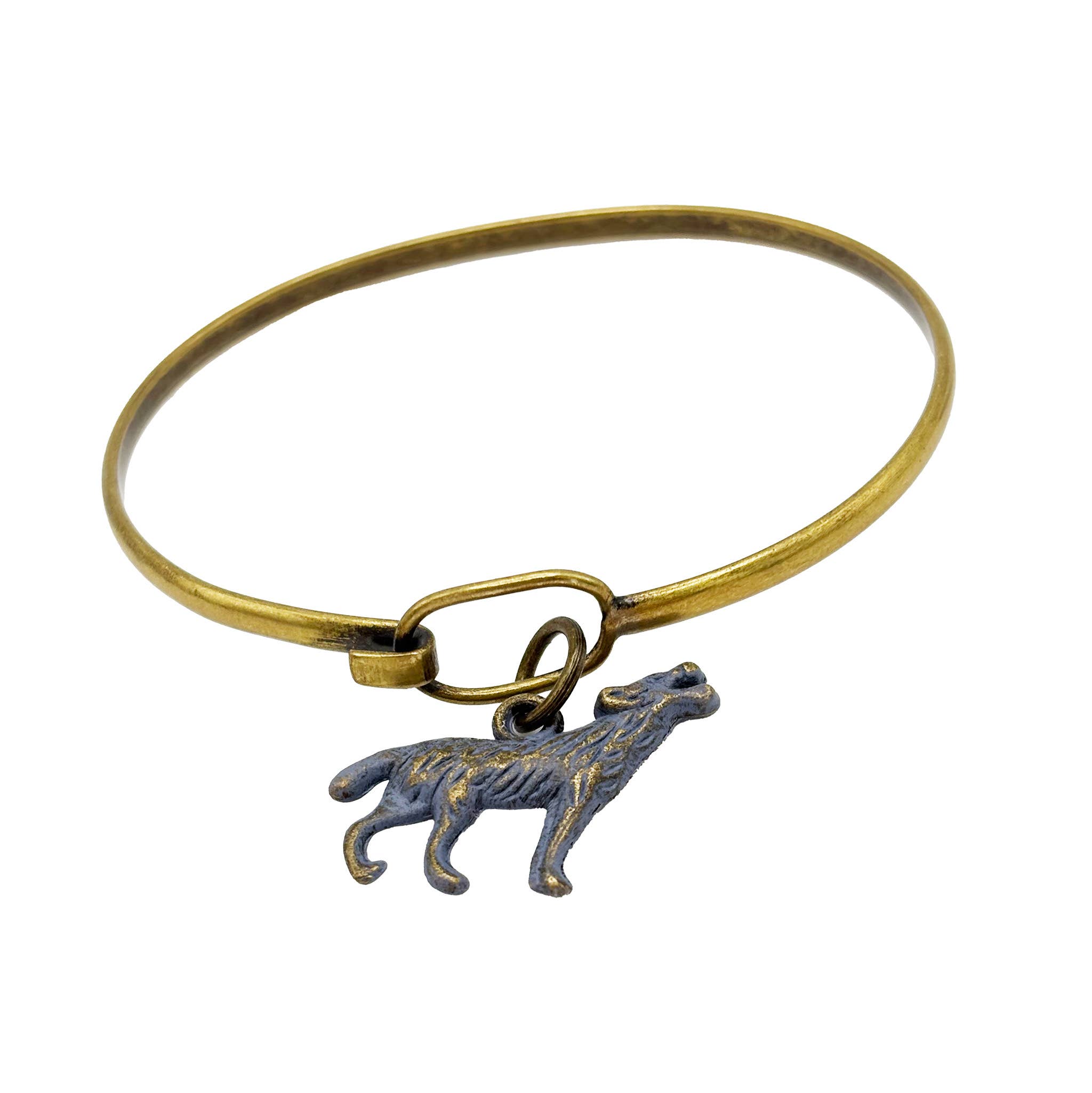 Gleeful Peacock - Wholesale Individual Charm/Pendant - Wolf Charm (available with Bracelet or Necklace)4