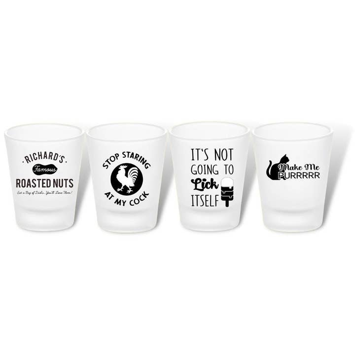For Him Adult Rude Shot Glass Set for wholesale by Be Honest Co