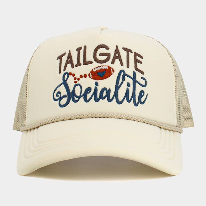 Tailgate Socialite Mesh Back Trucker Hat for wholesale by Sensibling Corp.