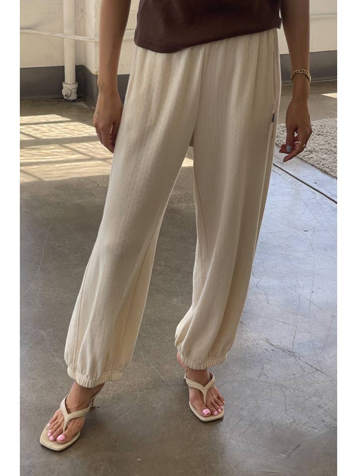 Le Bon Shoppe - Wholesale Pants - Women's - Pointelle Balloon Pants ( 2S-2M-2L)25