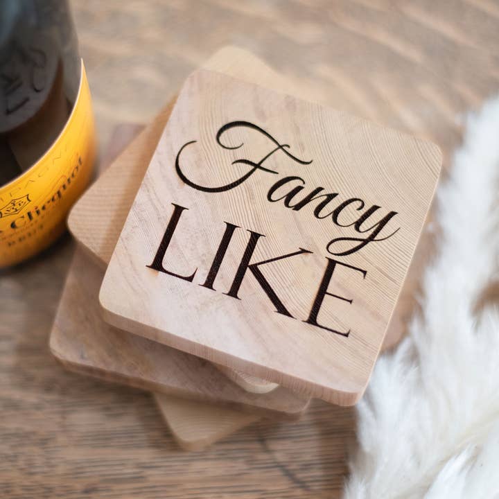 Cedarwood Coaster - Fancy Ligesom for engroshandel hos MekanaKana