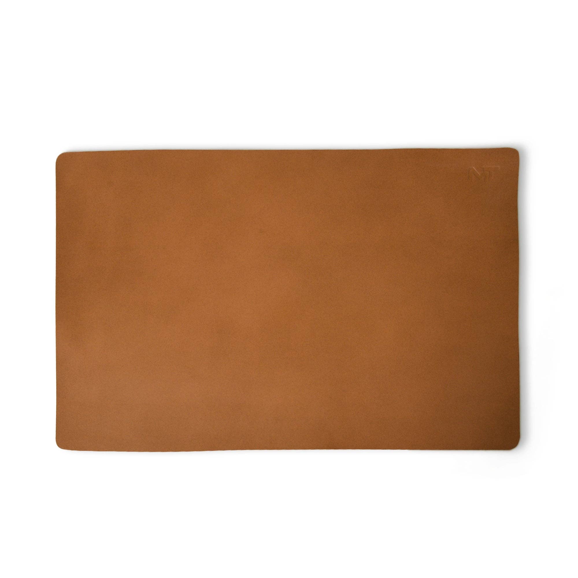 Classy Leather Bags - Wholesale Desk Pad - Caramel Luxe Leather Desk Mat + Mouse Pad4