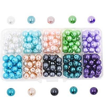 Mandala Crafts - Wholesale Beads - Glass Pearl Beads for Jewelry Making, Faux Pearls with Hole1