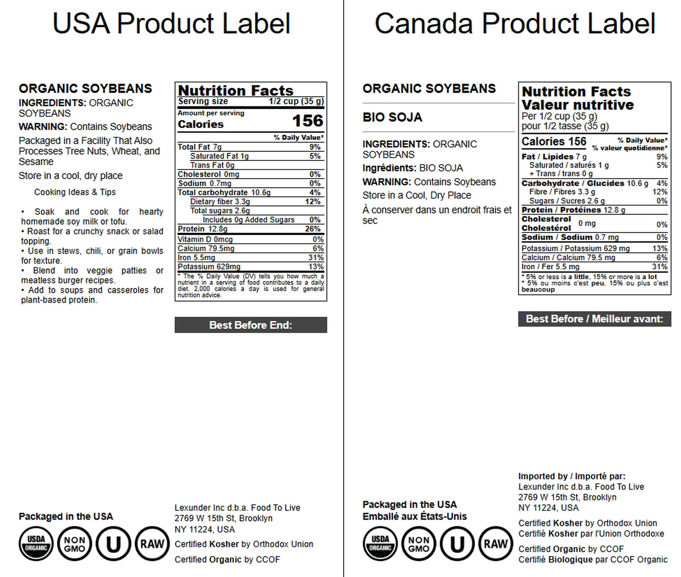 Food To Live - Wholesale Beans - Organic Soybeans – by Food to Live2