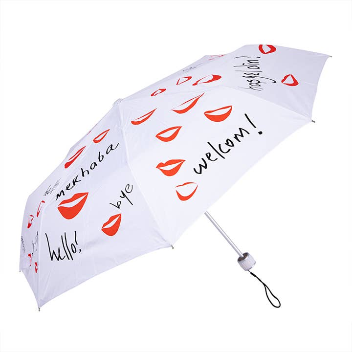 Biggdesign Languages Mini Umbrella White and other Purchase wholesale umbrellas white. Free returns & net 60 terms on Faire trending on Faire.