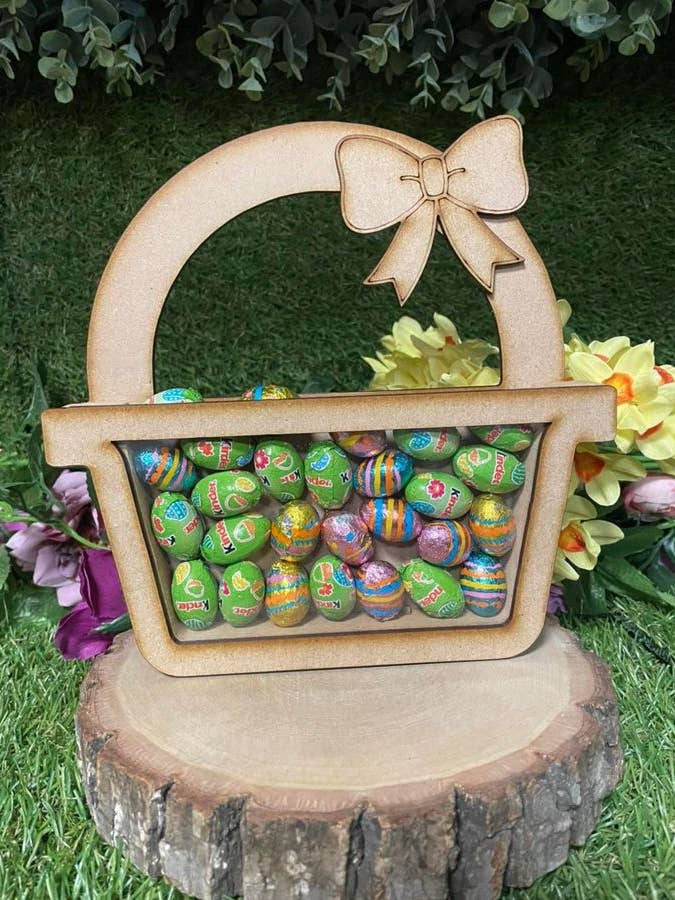 Freestanding Fillable Basket for wholesale by manchester laser cuts