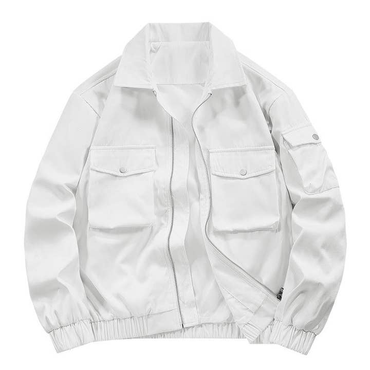 Your Beautiful Boutique – wholesale Jacka - Herr – Herrars avslappnade vintage-camouflagejacka med verktygsdesign1