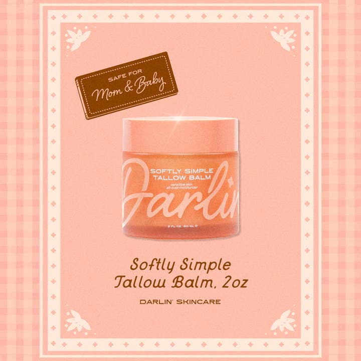 Darlin' Skincare - Wholesale Body Balm/Butter - Unscented Tallow Moisturizer - Sensitive Skin, Baby Skincare3