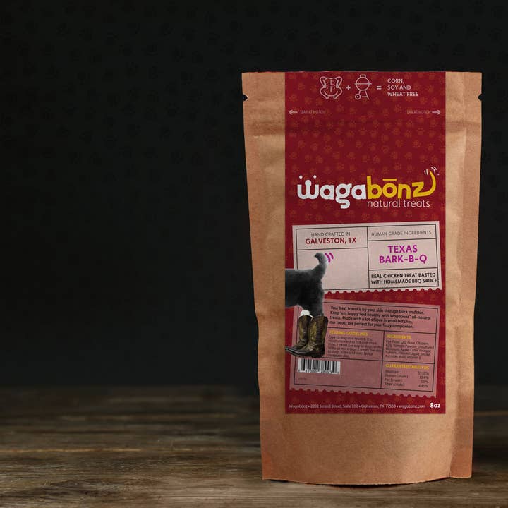 Texas Bark-B-Q Dog treat for wholesale by Wagabonz