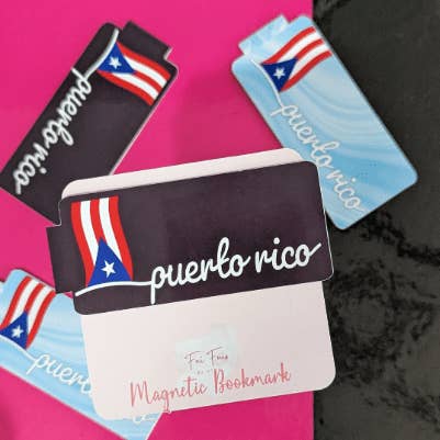 Puerto Rico Flag Pole Magnetic Bookmark for wholesale by Fui Fuío by Ktna