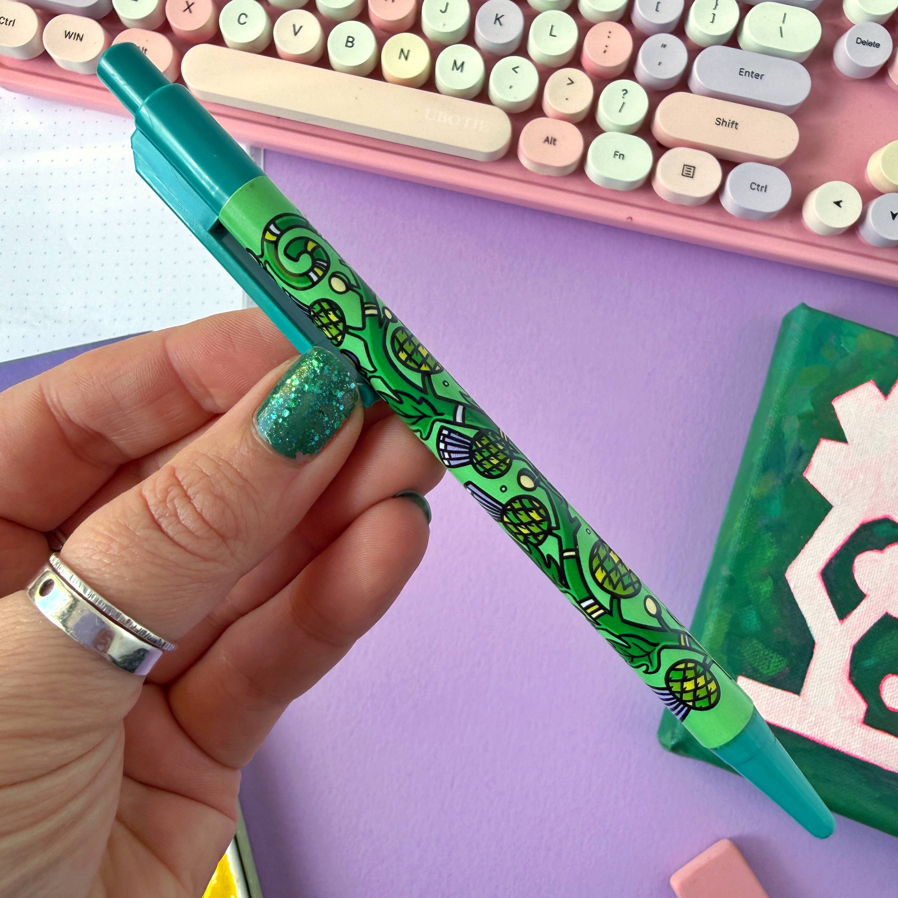 Stacey McEvoy Caunt – wholesale Pen – Thistle Pattern Ballpoint Pen5