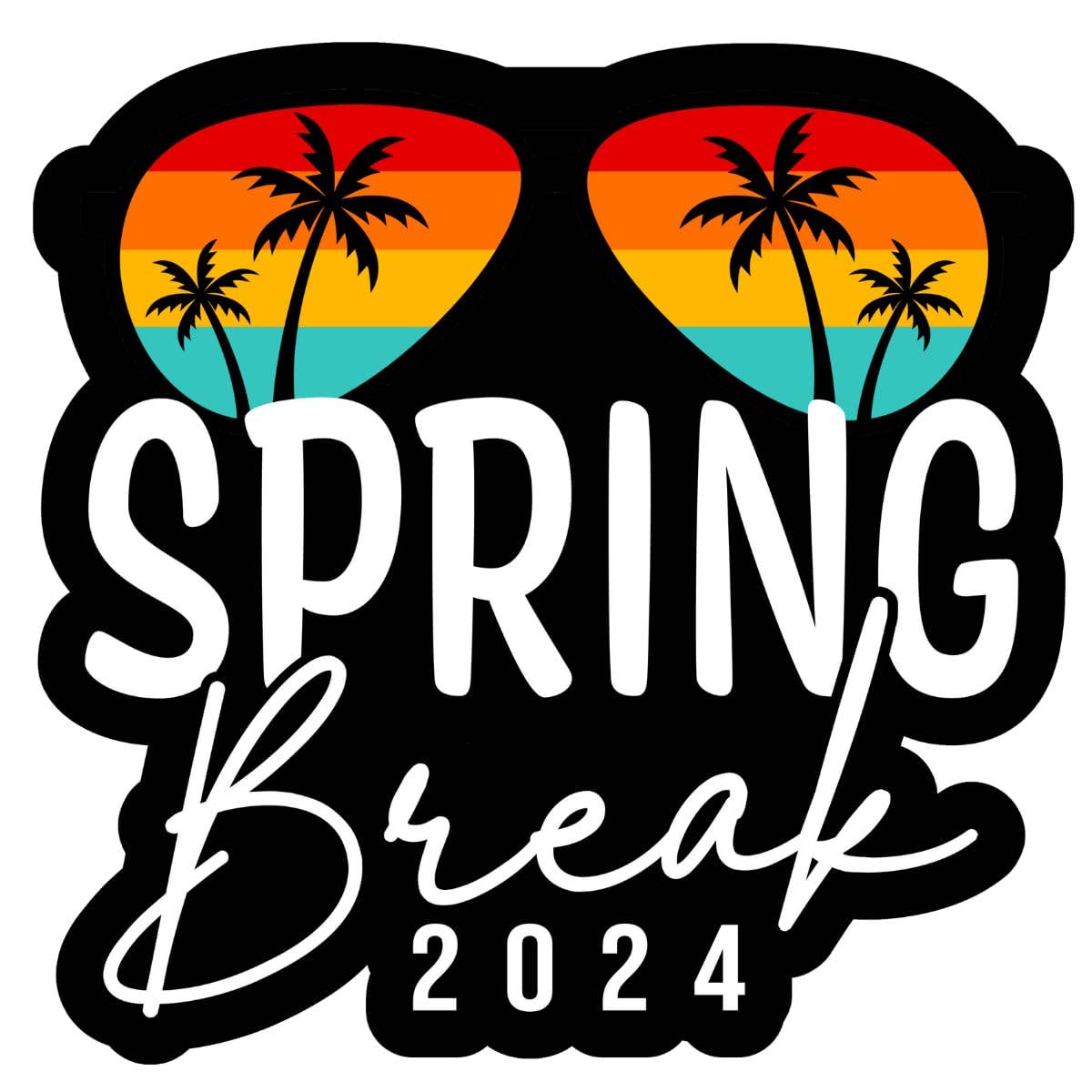 Lyrical River Designs - Wholesale Sticker - Spring Break 2024 sticker waterproof decal0