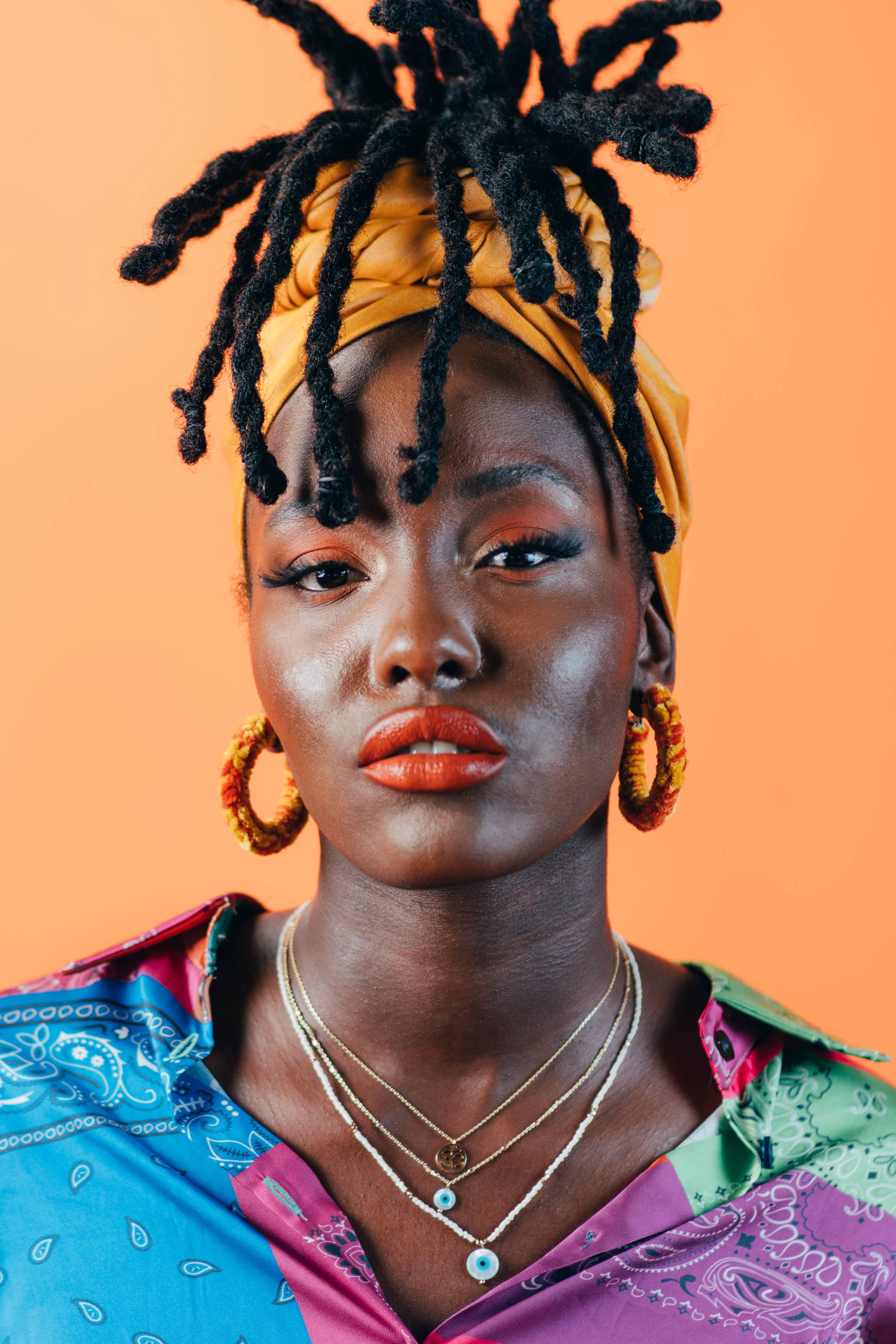 Seraphtive LLC - Wholesale Hoop Earrings - Itty Bitty Sunset Hoops in Solar3