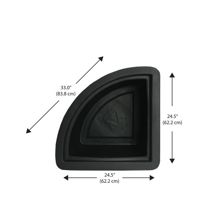 Algreen - Wholesale Planter Box - 26" Hampton Corner Planter2