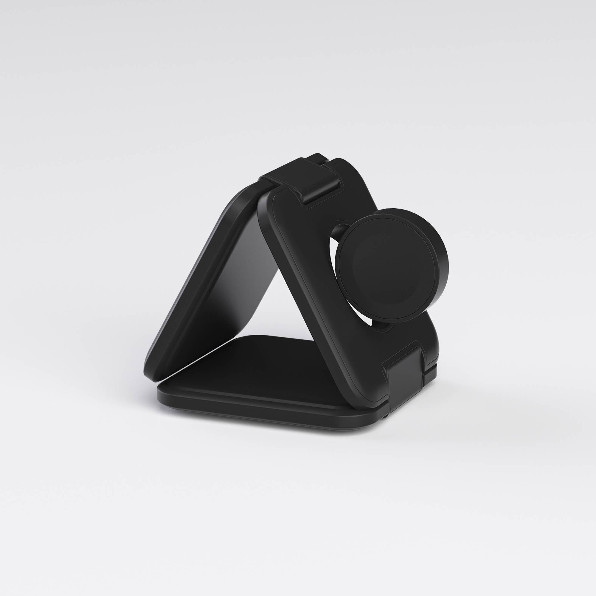 LAX Gadgets – wholesale Charging dock – MagSafe 3-in-1 Foldable Wireless Charging Stand- Retail Pack0