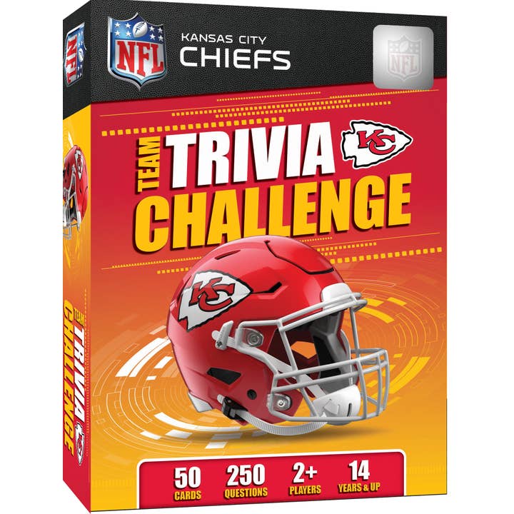 Masterpieces Puzzles - Wholesale Card Game - Kansas City Chiefs Trivia Challenge