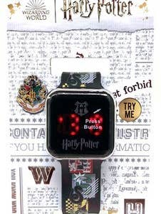 HARRY POTTER LED WATCH W/PRINTED STRAPS for wholesale by The Zoofy Group , LLC