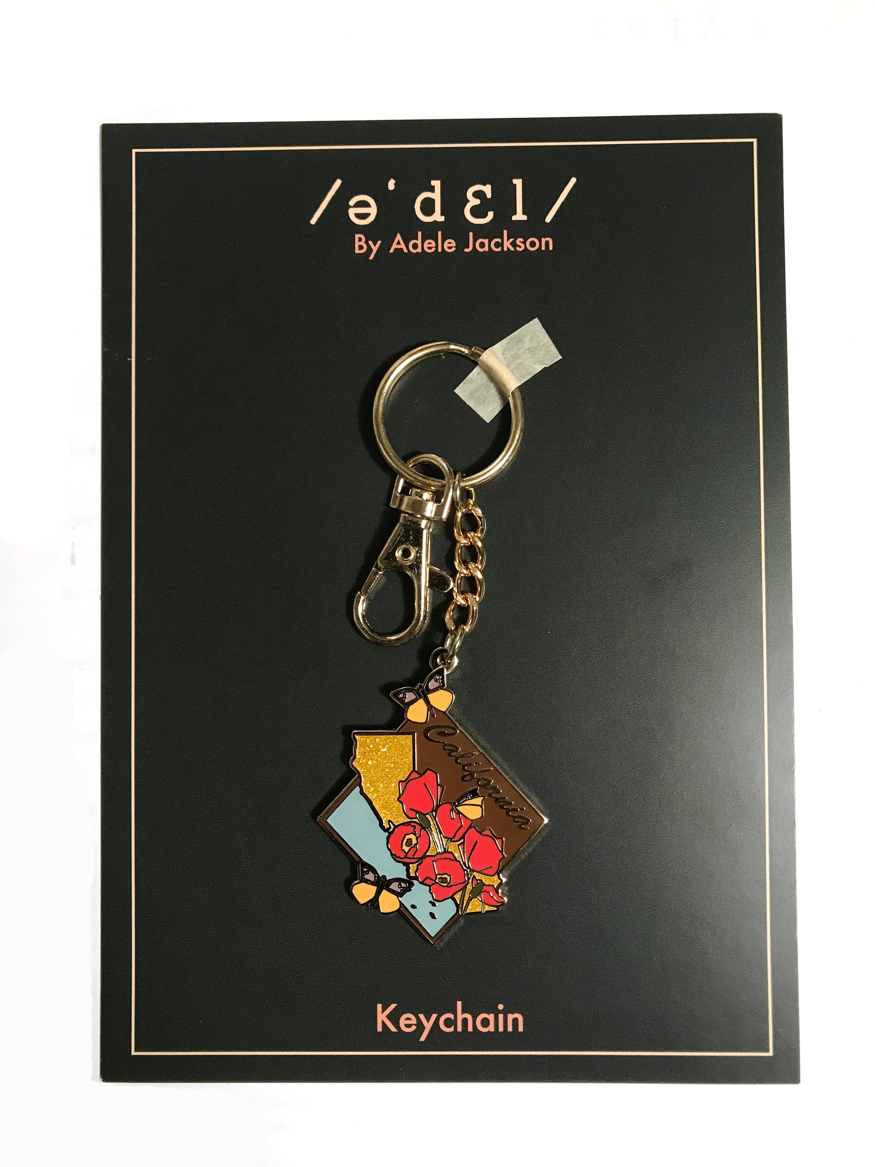 Adele by Adele Jackson - Wholesale Keychain - Women's - California State Keychain5