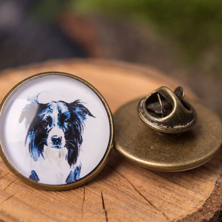 MB Keneta - Vendita all'ingrosso Spilla da bavero - Spilla Border Collie, spilla per cani, spilla per cani