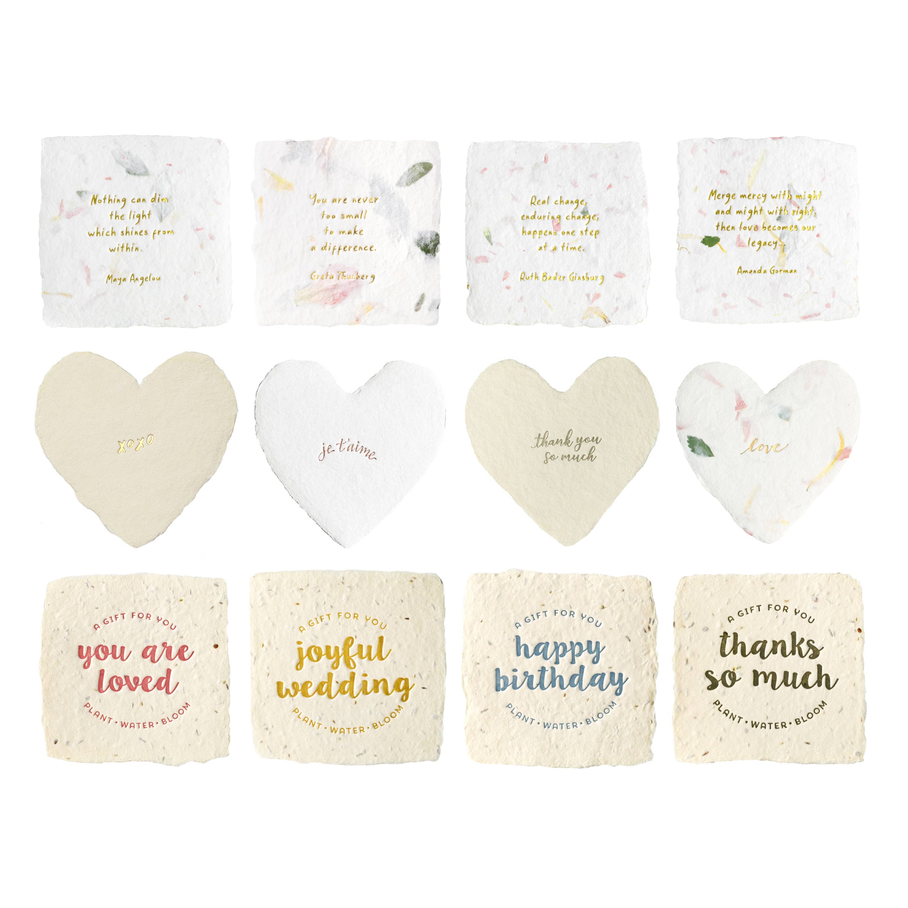 Oblation Papers & Press - Venta al por mayor Expositor - Papelería y detalles - Paquete de exhibición pequeña de papel hecho a mano - Más vendidos2