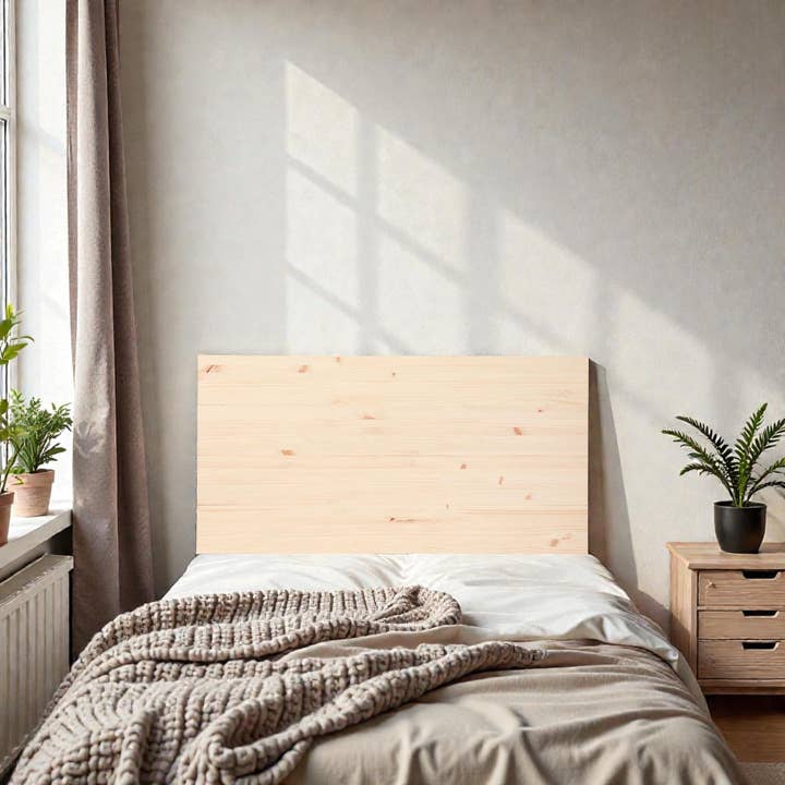 FUJI Cabecero de madera maciza. Acabado "N A T U R A L". para venta al por mayor de Raw Wood
