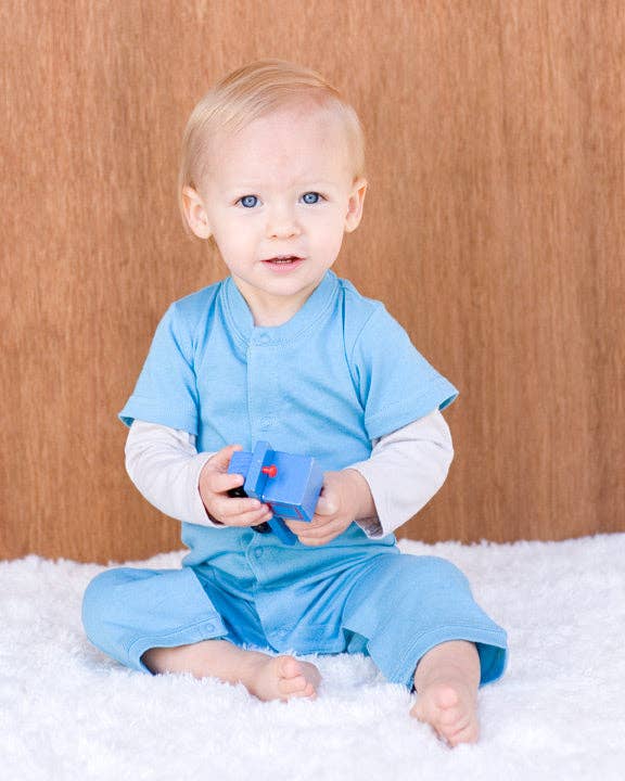 babysoy Inc - Vente Barboteuse – bébé - Combinaison à manches longues de style baseball basique8